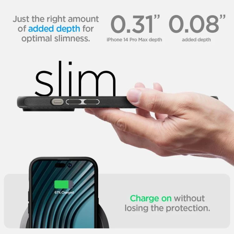 Etui Spigen Mag Armor iPhone 14 Pro Max (czarny)