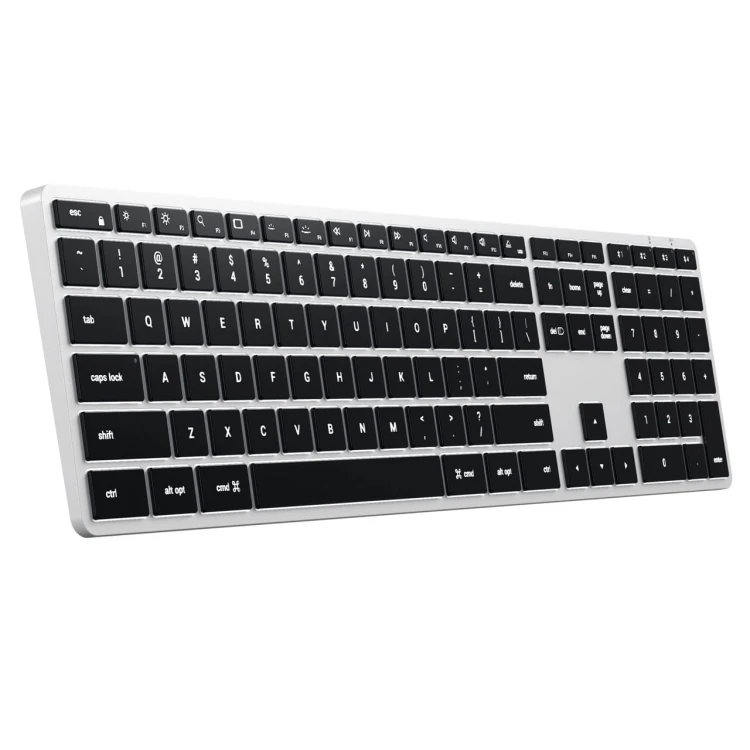 Klawiatura z blokiem numerycznym SATECHI Slim X3 (silver)