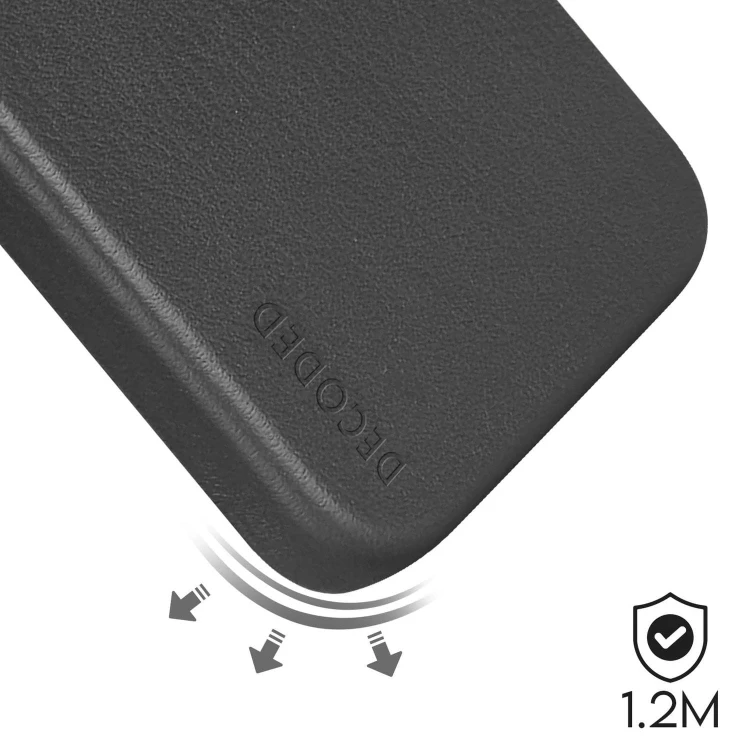 Etui Decoded Magsafe Leather iPhone 15 Pro (black)