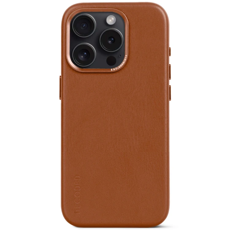 Etui Decoded Magsafe Leather iPhone 15 Pro (tan)