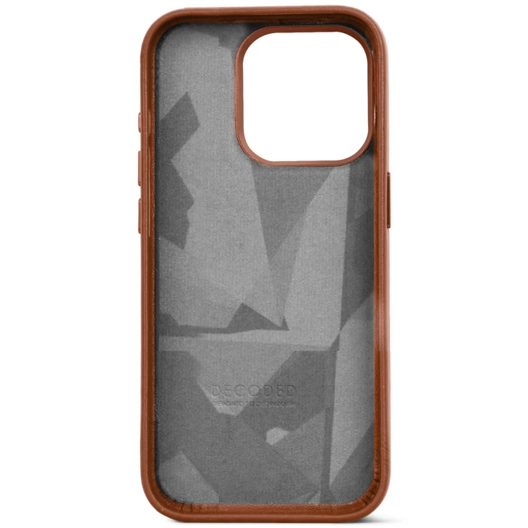 Etui Decoded Magsafe Leather iPhone 15 Pro (tan)