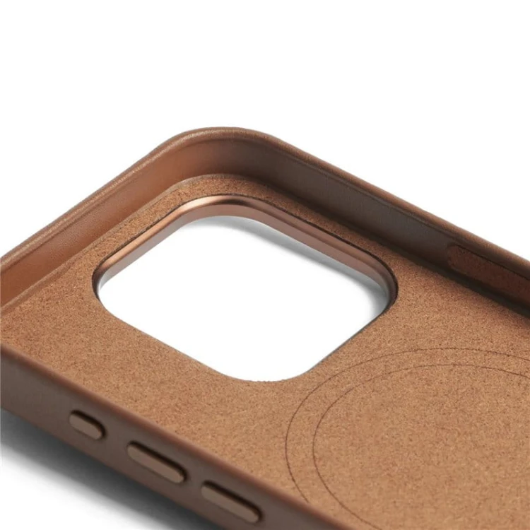 Etui Mujjo Full Leather MagSafe iPhone 15 Pro