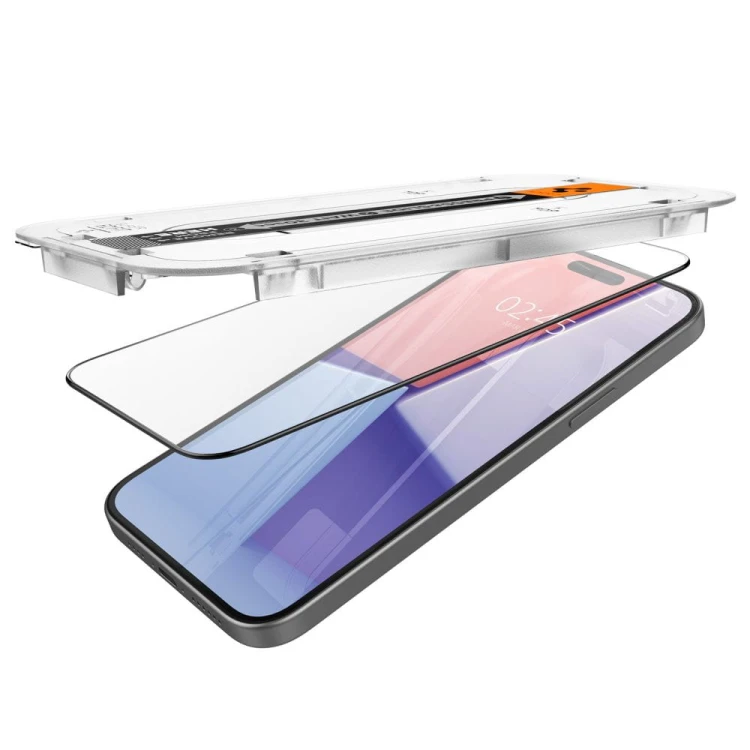 Szkło ochronne SPIGEN Glas.Tr "EZ FIT" FC 2-pack iPhone 15