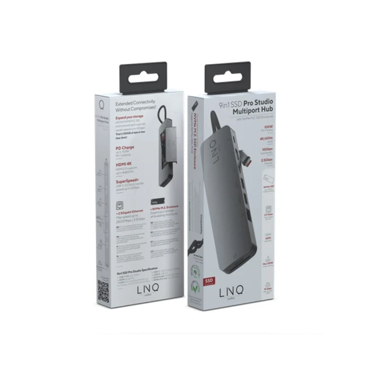 Adapter Linq SSD Pro 9-port USB-C Hub