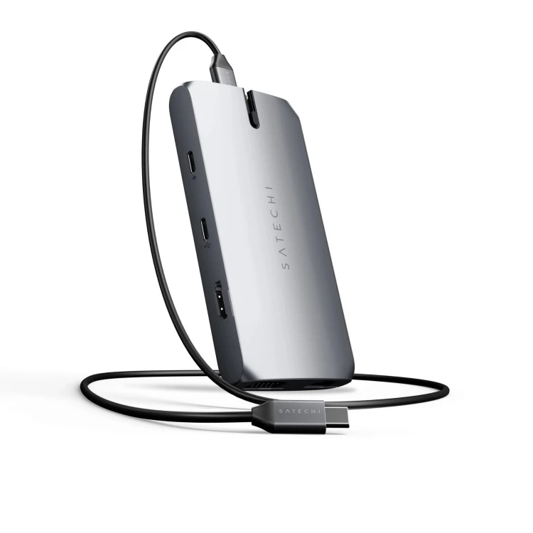 Adapter SATECHI on the go USB-C Hub (szary)