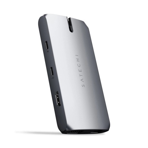 Adapter SATECHI on the go USB-C Hub (szary)