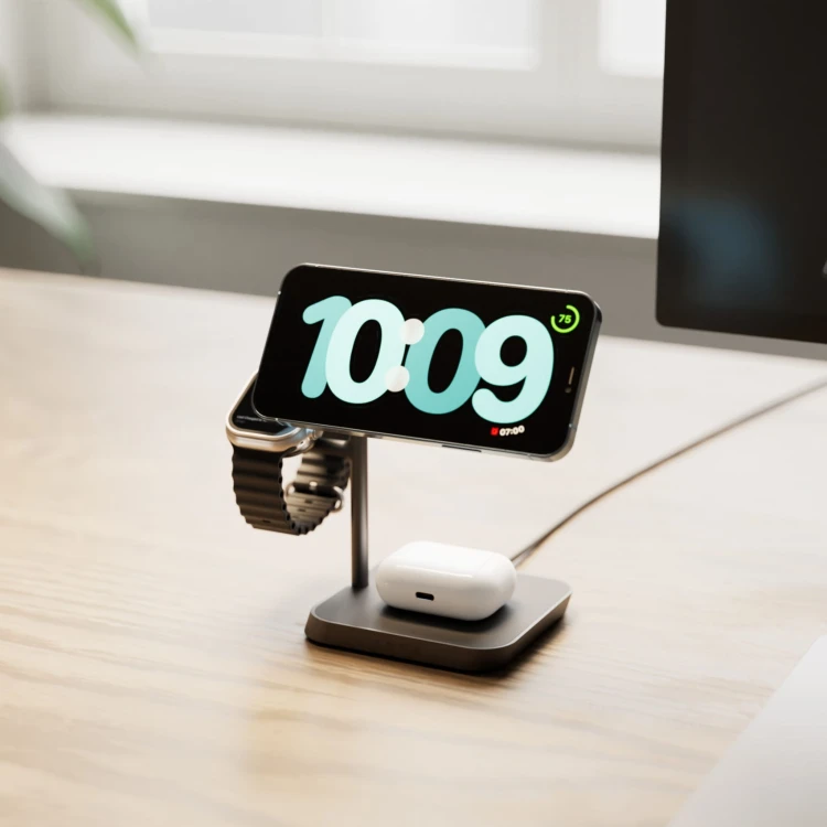 Ładowarka bezprzewodowa z podstawką ZENS Office Charger Pro 3