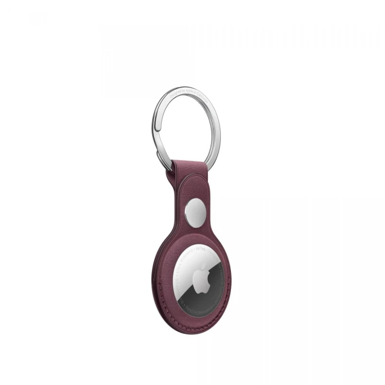 Brelok Apple FineWoven do AirTag (rubinowa morwa)
