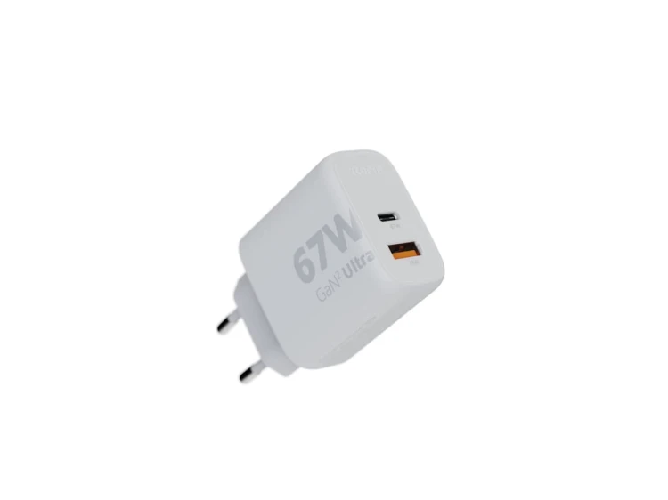 Zasilacz XTORM Ultra USB-C PD + USB 67W (biały)
