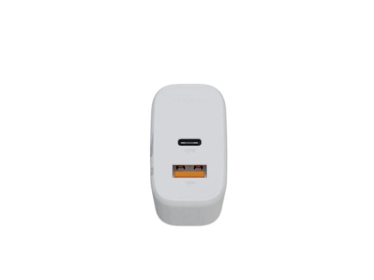 Zasilacz XTORM Ultra USB-C PD + USB 67W (biały)