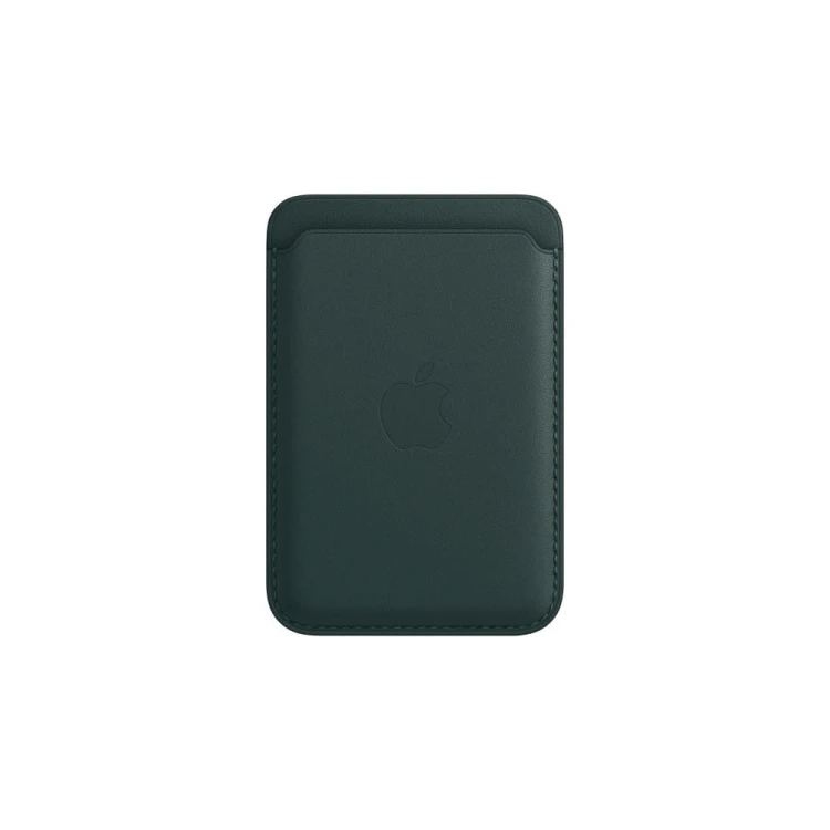 Portfel Apple skórzany z MagSafe (leśna zieleń)
