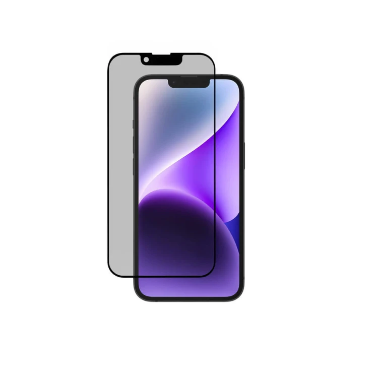 Szkło ochronne JCPAL Preserver prywatyzujące iPhone 15 Pro (czarny)