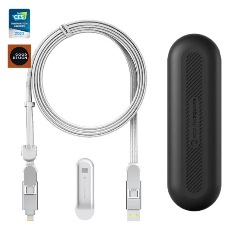 Kabel Rolling Square inCharge XL 2m USB-C uniwersalny (biały)