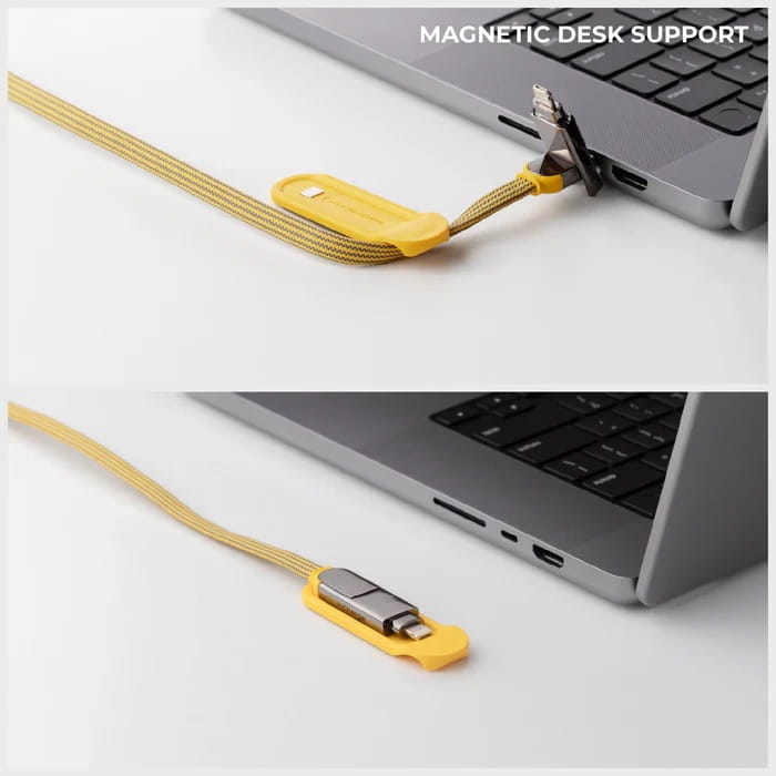 Kabel Rolling Square inCharge XL 2m USB-C uniwersalny (żółty)