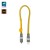 Kabel Rolling Square inCharge XL 30cm USB-C uniwersalny (żółty)