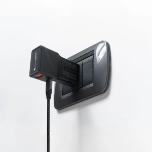 Zasilacz Rolling Square Travel USB-C PD + USB-A 20W (czarny)