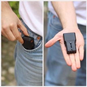 Zasilacz Rolling Square Travel USB-C PD + USB-A 20W (czarny)