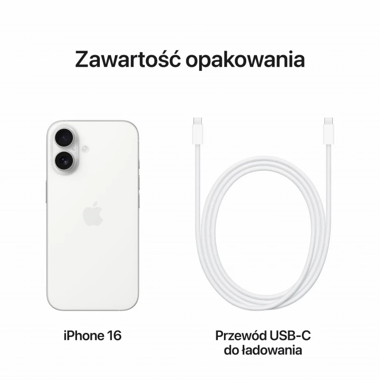 Apple iPhone 16 White (biały)