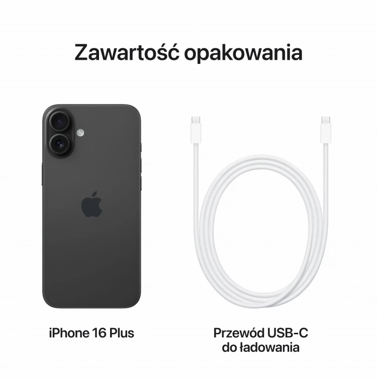Apple iPhone 16 Plus Black (czarny)