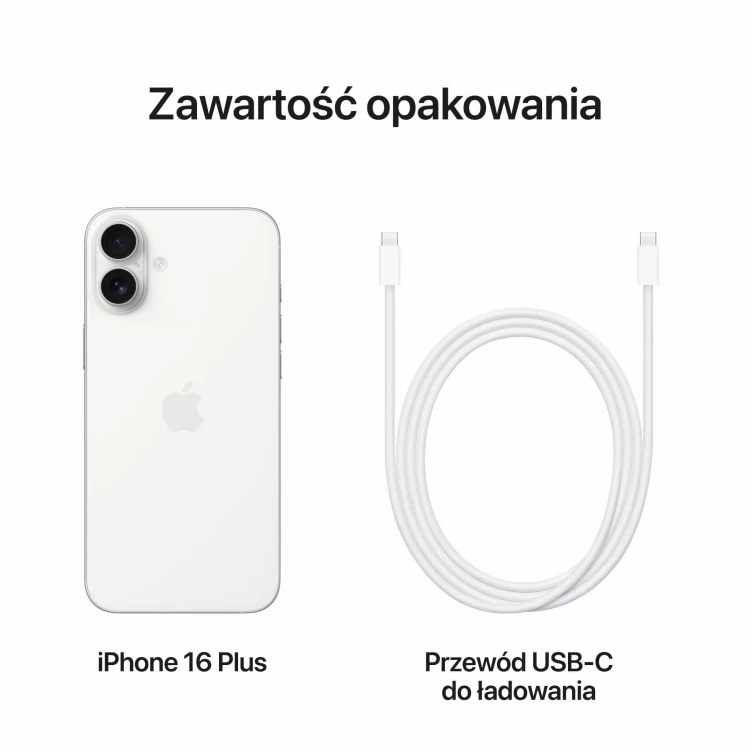 Apple iPhone 16 Plus White (biały)