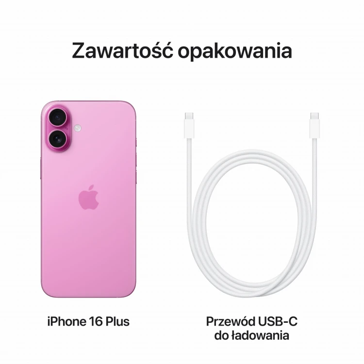 Apple iPhone 16 Plus Pink (różowy)