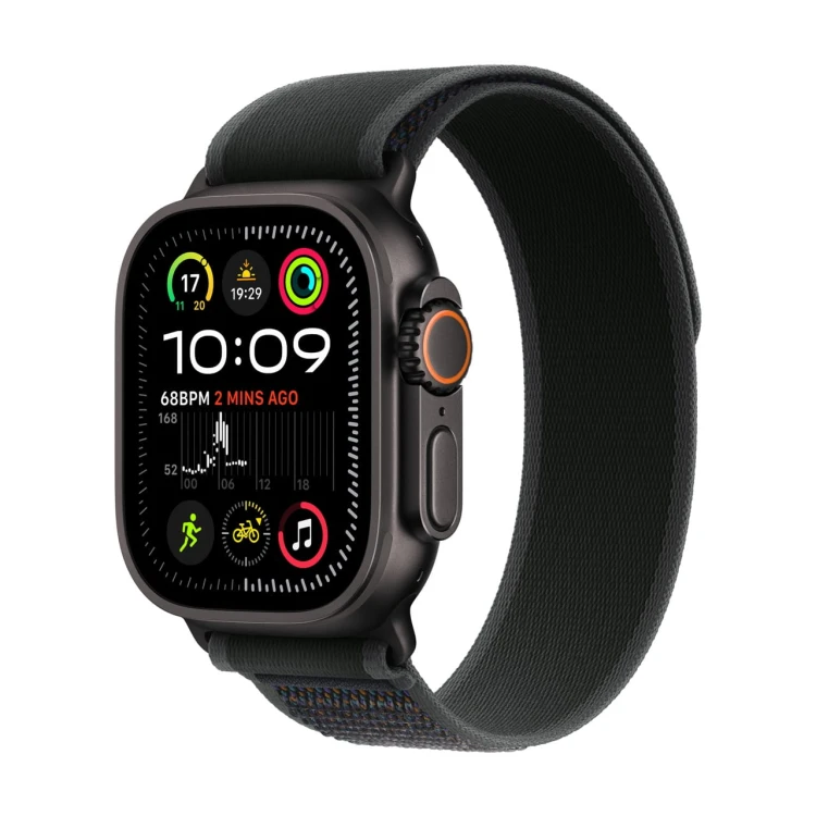 Apple Watch Ultra 2 GPS + Cellular 49mm Black Titanium with Black (czarny) Trail Loop