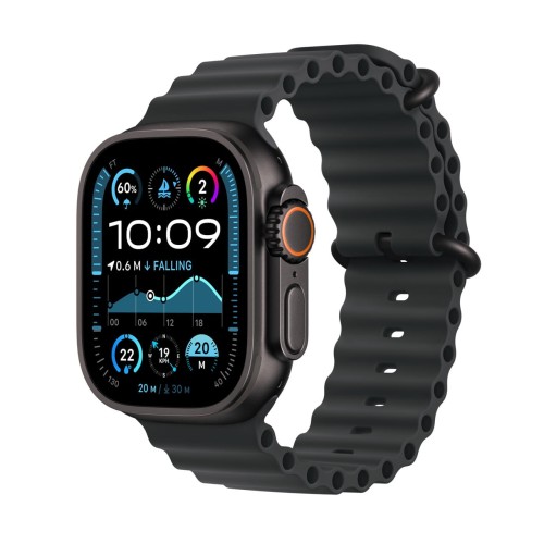 Apple Watch Ultra 2 GPS + Cellular 49mm Black Titanium with Black (czarny) Ocean Band