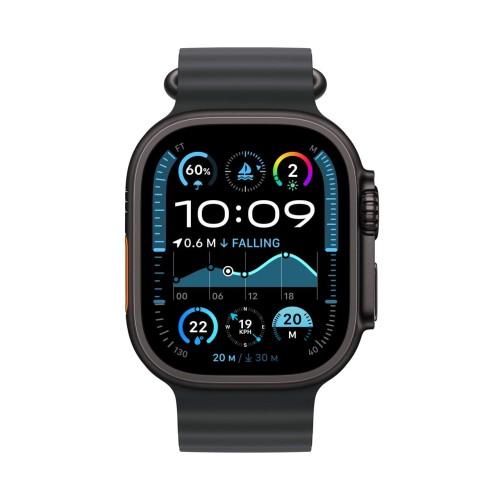 Apple Watch Ultra 2 GPS + Cellular 49mm Black Titanium with Black (czarny) Ocean Band