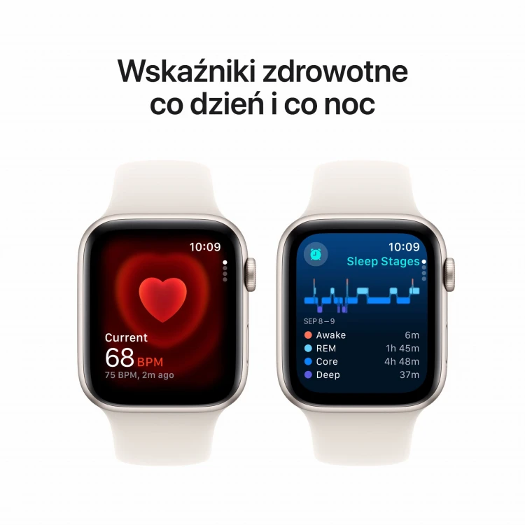 Apple Watch SE GPS 40mm Starlight Aluminium Case with Starlight Sport Band