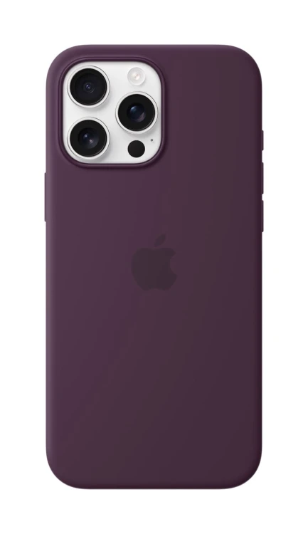 Etui silikonowe Apple z MagSafe do iPhone 16 Pro Max - Plum (dojrzała śliwka)
