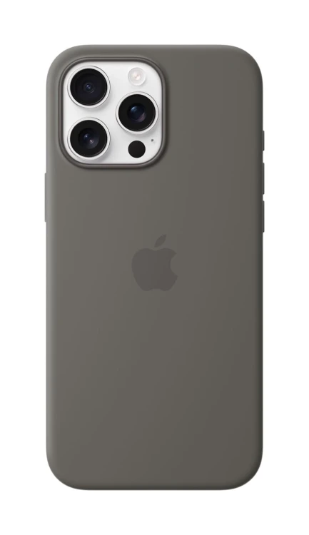 Etui silikonowe Apple z MagSafe do iPhone 16 Pro Max - Stone Gray (górska szarość)