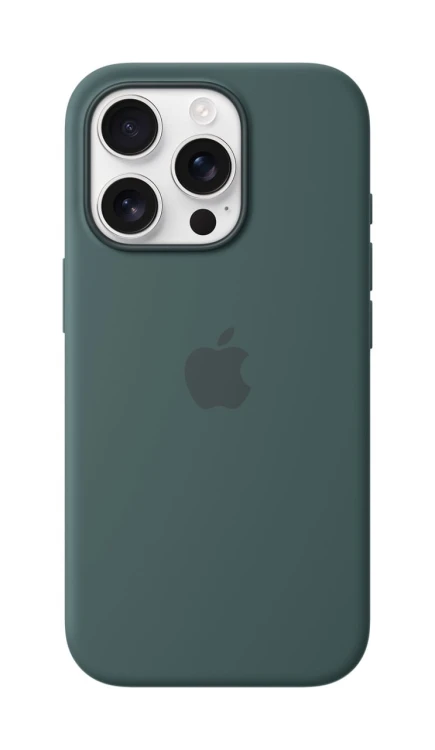 Etui silikonowe Apple z MagSafe do iPhone 16 Pro - Lake Green (górskie jezioro)