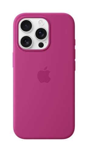 Etui silikonowe Apple z MagSafe do iPhone 16 Pro - Fuchsia (żywy róż)