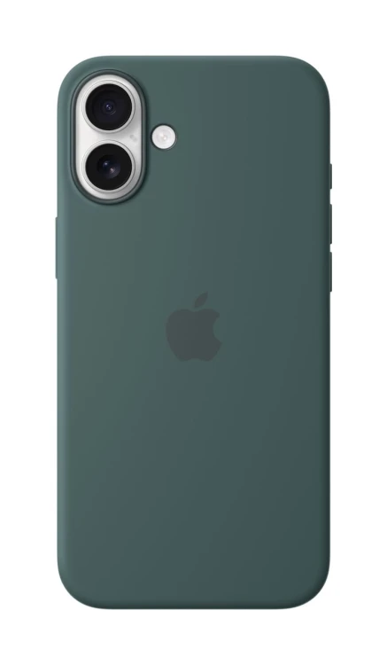 Etui silikonowe Apple z MagSafe do iPhone 16 Plus - Lake Green (górskie jezioro)