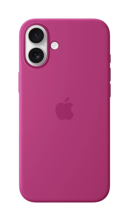 Etui silikonowe Apple z MagSafe do iPhone 16 Plus - Fuchsia (żywy róż)