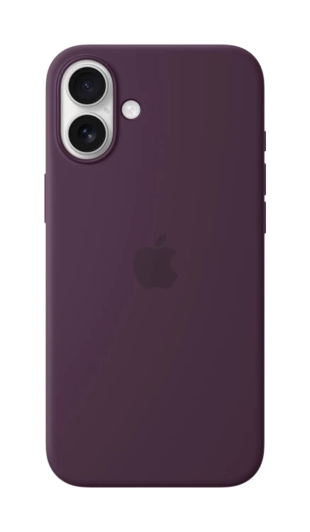 Etui silikonowe Apple z MagSafe do iPhone 16 Plus - Plum (dojrzała śliwka)