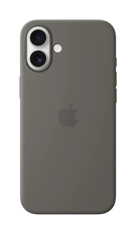 Etui silikonowe Apple z MagSafe do iPhone 16 Plus - Stone Gray (górska szarość)