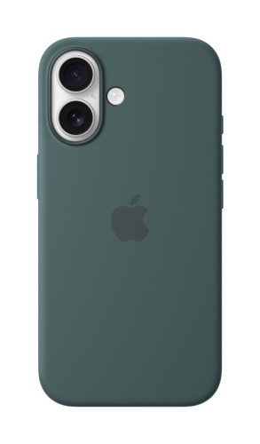 Etui silikonowe Apple z MagSafe do iPhone 16 - Lake Green (górskie jezioro)