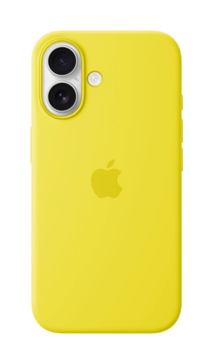 Etui silikonowe Apple z MagSafe do iPhone 16 - Star Fruit (karambola)