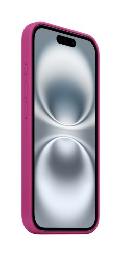 Etui silikonowe Apple z MagSafe do iPhone 16 - Fuchsia (żywy róż)