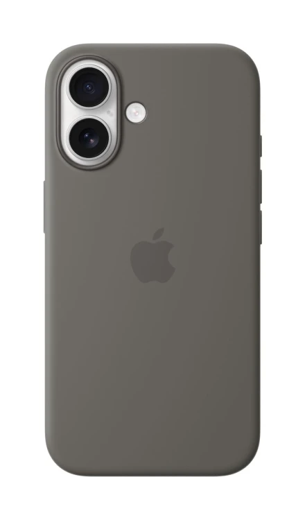 Etui silikonowe Apple z MagSafe do iPhone 16 - Stone Gray (górska szarość)