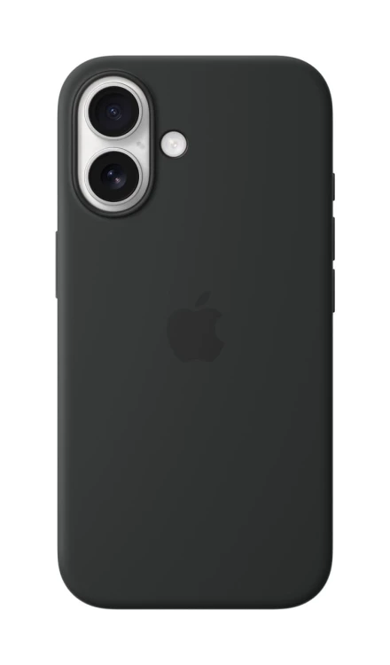 Etui silikonowe Apple z MagSafe do iPhone 16 - Black (czarny)