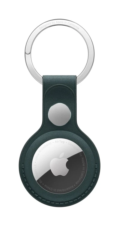 Brelok Apple FineWoven do AirTag - Dark Green
