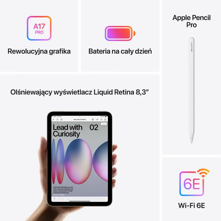 Apple iPad mini 8.3" 2024 Wi-Fi (niebieski)