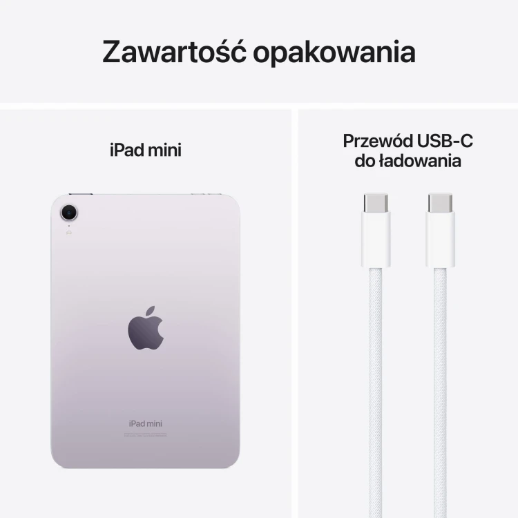Apple iPad mini 8.3" 2024 Wi-Fi (fioletowy)