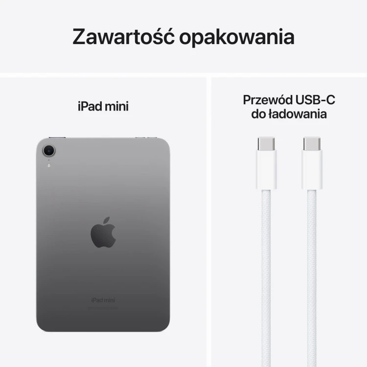 Apple iPad mini 8.3" 2024 Wi-Fi (gwiezdna szarość)