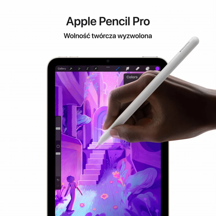 Apple iPad mini 8.3" 2024 Wi-Fi (księżycowa poświata)