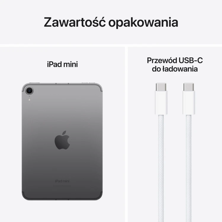 Apple iPad mini 8.3" 2024 Wi-Fi + Cellular (gwiezdna szarość)