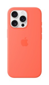 Etui silikonowe Apple z MagSafe do iPhone 16 Pro - Tangerine (mandarynka)