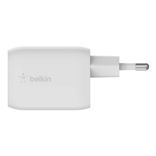 Zasilacz Belkin 2xUSB-C PD GaN 65W + kabel 2m